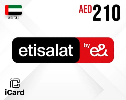 شحن اتصالات الامارات 210 درهم