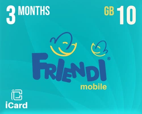 فرندي اكوا نت 10 جيجا - 3 اشهر