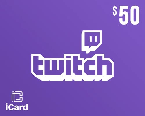 بطاقة تويتش 50 دولار