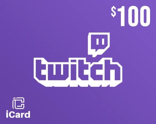 بطاقة تويتش 100 دولار