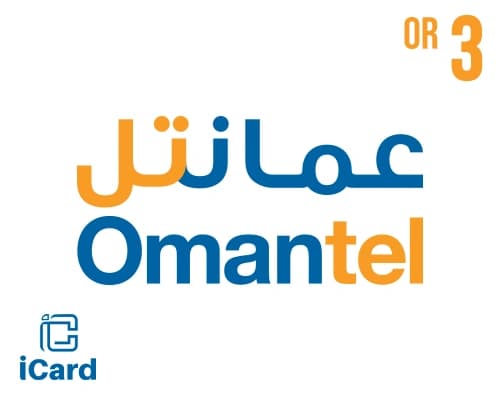 بطاقة عمانتل 3 ريال عماني