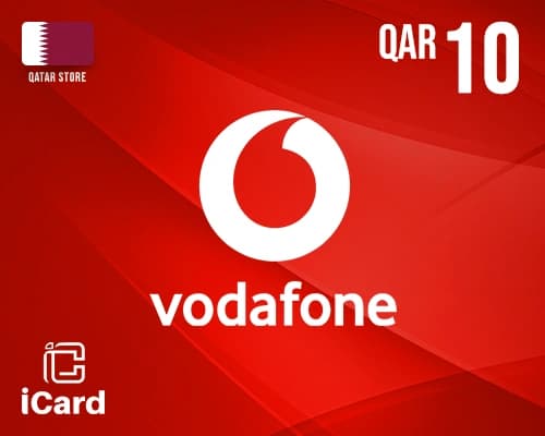 بطاقة فودافون 10 ريال قطري