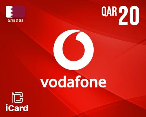 بطاقة فودافون 20 ريال قطري