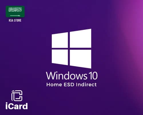 بطاقة ميكروسوفت ويندوز 10 هوم غير مباشر السعودي