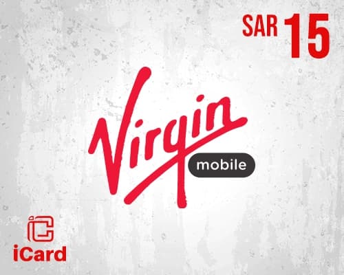 بطاقة فيرجن موبايل السعودي  - 15 ريال