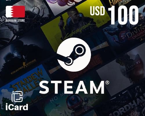 بطاقة ستيم  والت 100 دولار بحريني