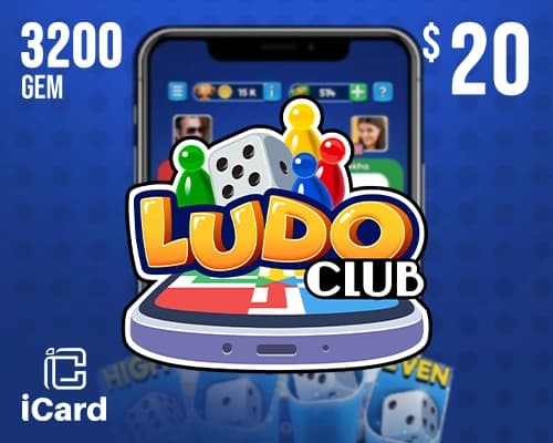لودو كلوب 20 دولار - 3200 ألماسة