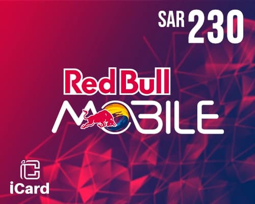 ريد بول بطاقة شحن 230 ريال 