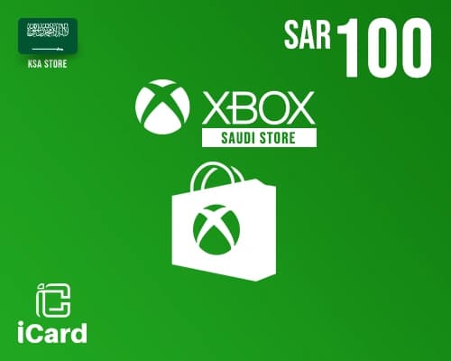 بطاقة مايكروسوفت اكس بوكس لايف 100 ريال المتجر السعودي تعمل داخل السعودية فقط