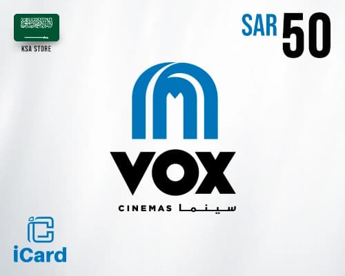 فوكس سينما بطاقة هدايا 50 ريال