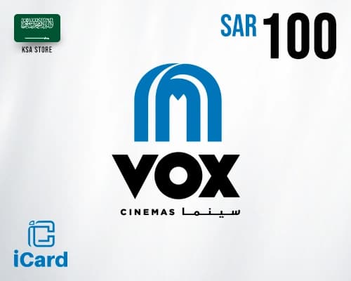 فوكس سينما بطاقة هدايا 100 ريال