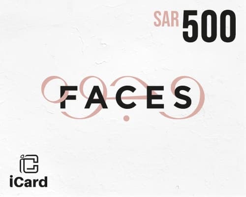 وجوه بطاقة هدايا 500 ريال