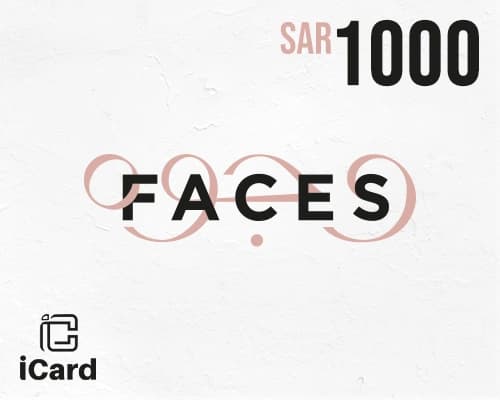 وجوه بطاقة هدايا 1000 ريال
