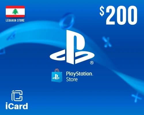 بطاقة بلايستيشن نتورك - بطاقة 200 دولار (المتجر اللبناني)