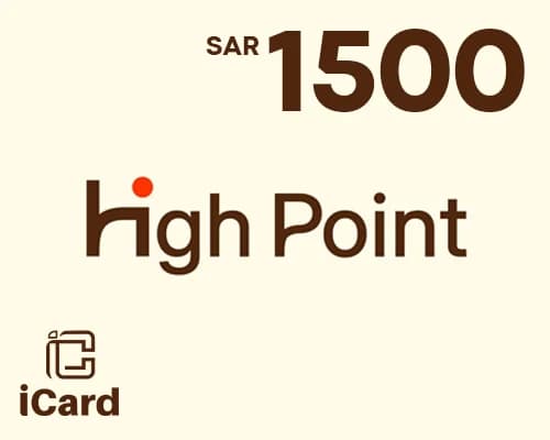 بطاق هاي بوينت - 1500 ريال المتجر السعودي
